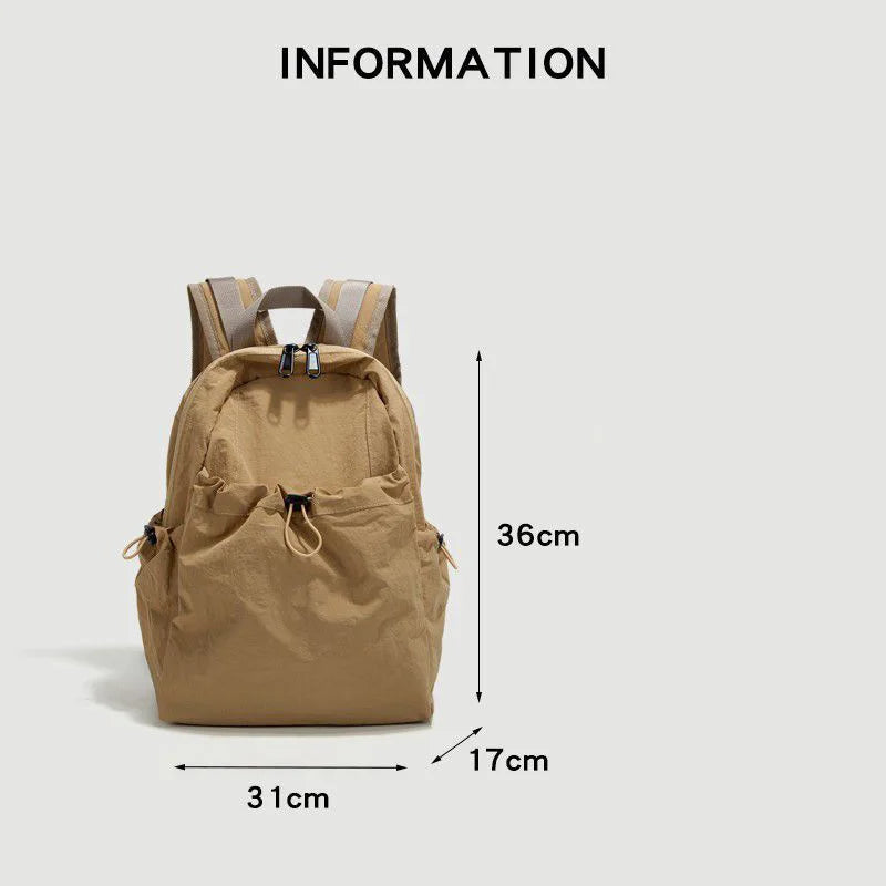 Women's Waterproof Nylon Backpack – Large School &amp; Day Bag Nylon Backpack Axl