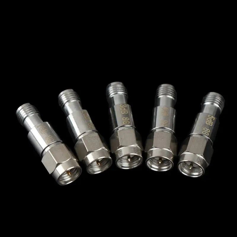 RF SMA Fixed Attenuator DC–8GHz 2W 1–5dB | Coaxial RF SMA Attenuator Axl