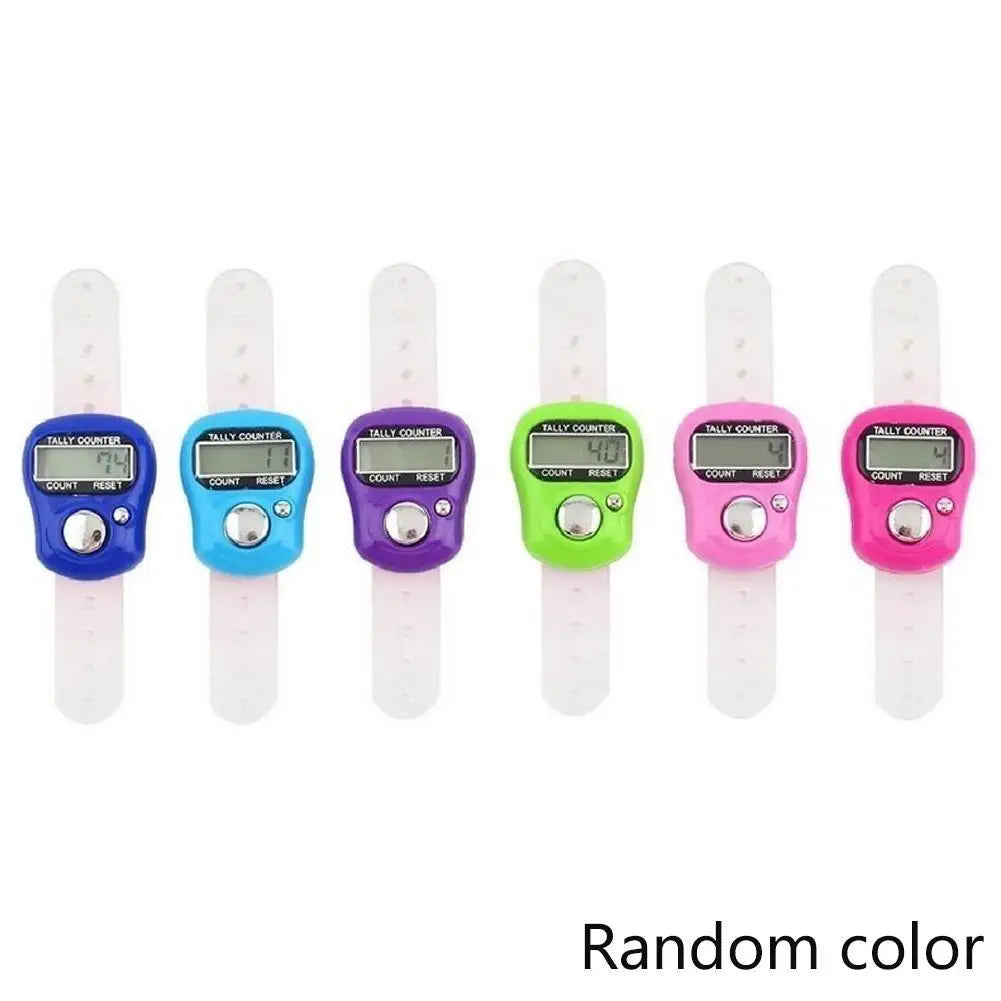 Mini Electronic Finger Tally Counter Ring – LCD Knitting Clicker Digital Tally Counter Axl