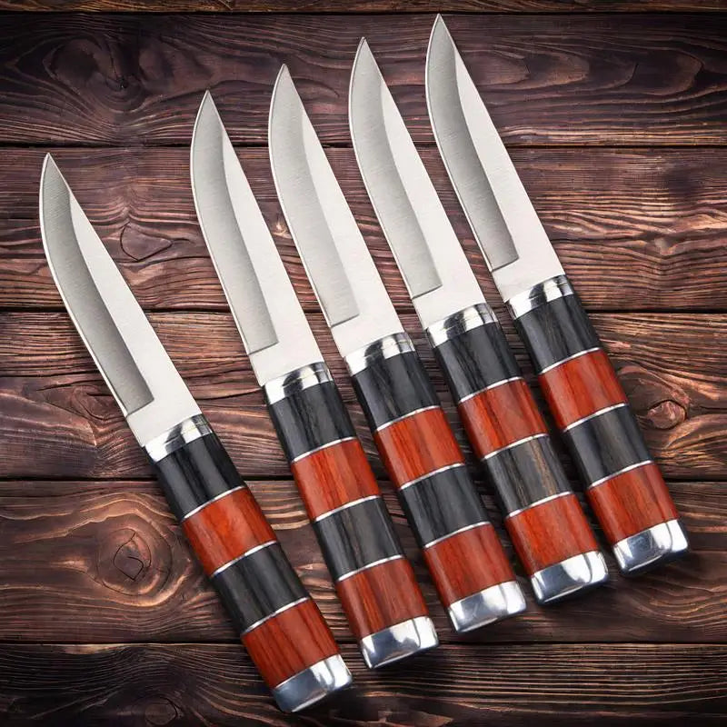 Stainless Steel Boning Knife – Sharp Blade & Wood Handle Boning Knife Axl