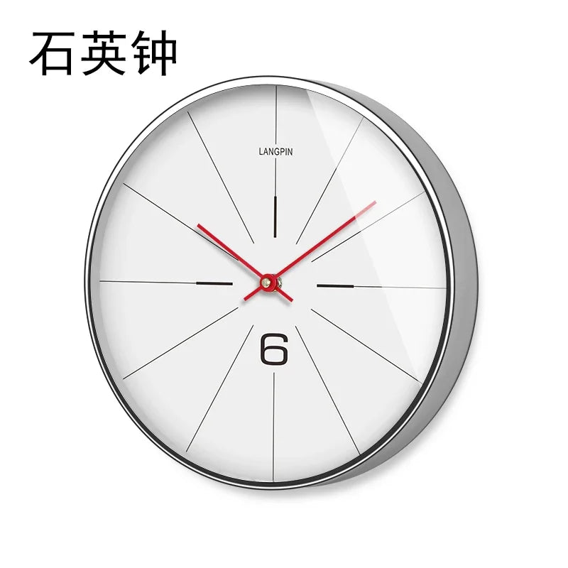 Nordic Large Metal Wall Clock – Modern Silent Quartz Decor Wall Clock Axl A 12 inch