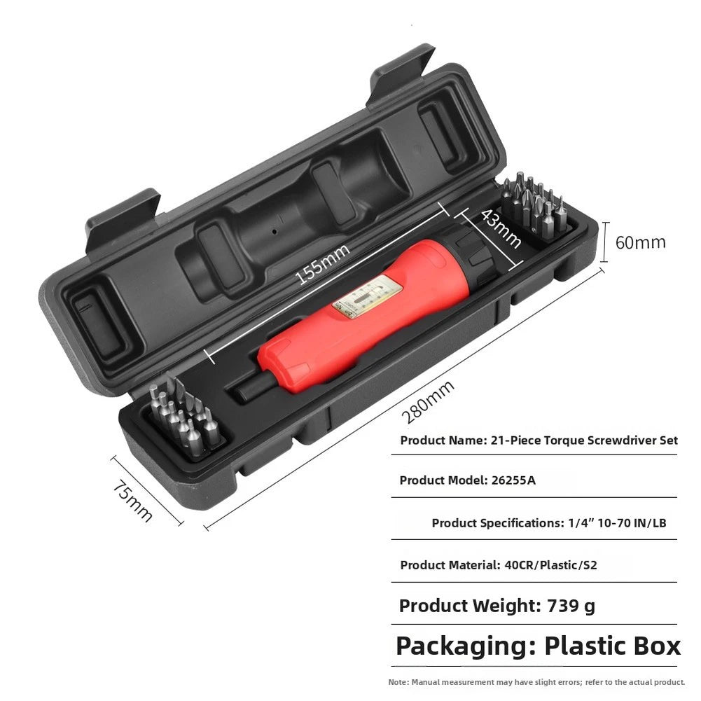 Adjustable Torque Screwdriver 10–70 In.lb | Bike & DIY Tool Torque Screwdriver Axl 26255A China Mainland
