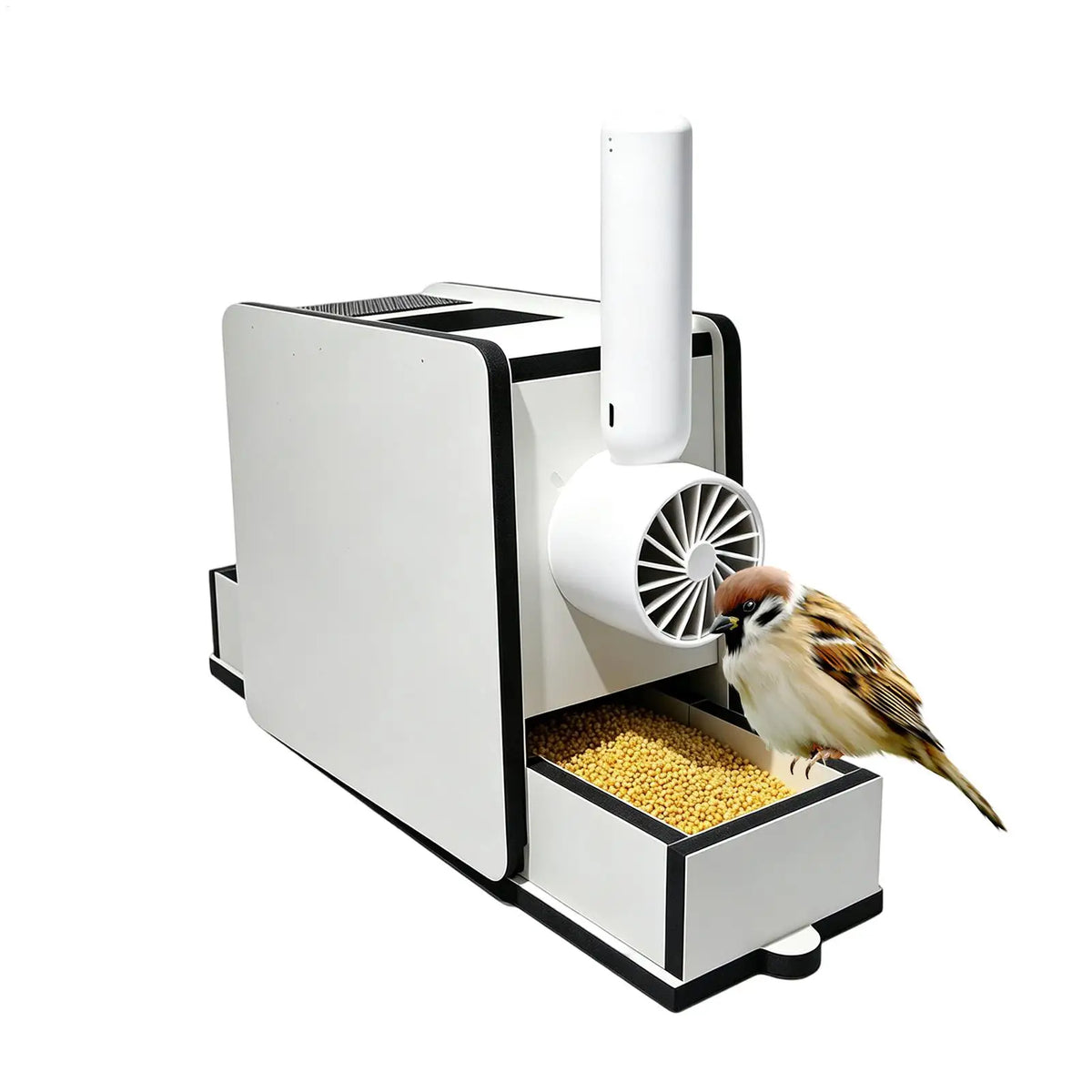 Wooden Bird Seed Shelling Machine – USB Hull Blower for Parrots Bird Feeder Tool Axl