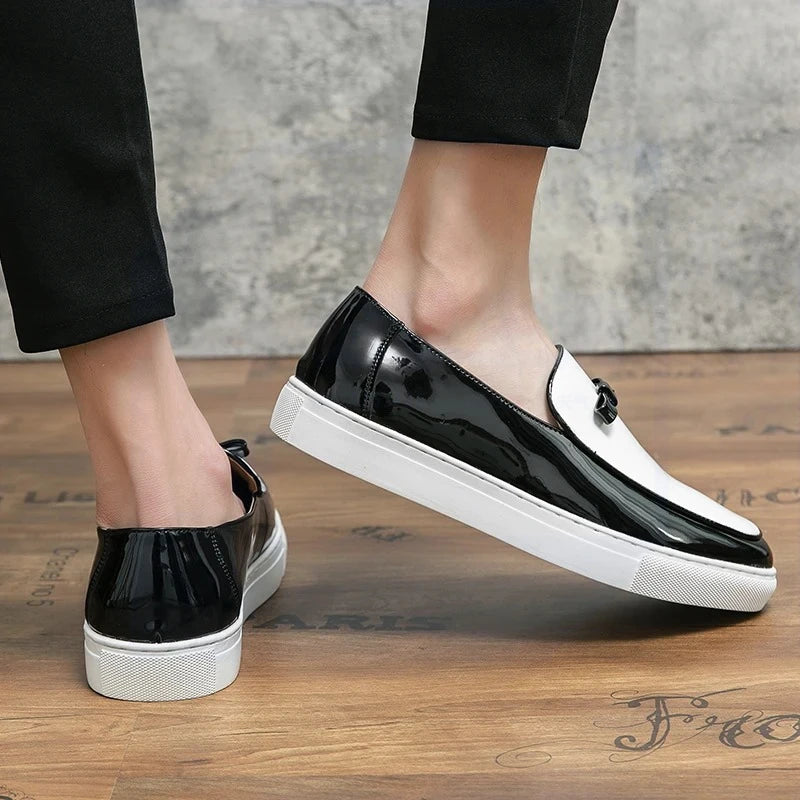 Men's Tassel Loafers – Classic Slip-On Dress Shoes Men's Dress Loafers Axl