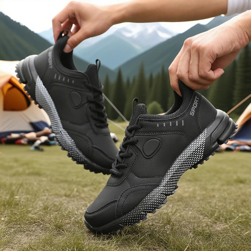 Men's Waterproof Anti-Slip Outdoor Sneakers | ZULIWAGN Sport Shoes Waterproof Sport Sneakers Axl