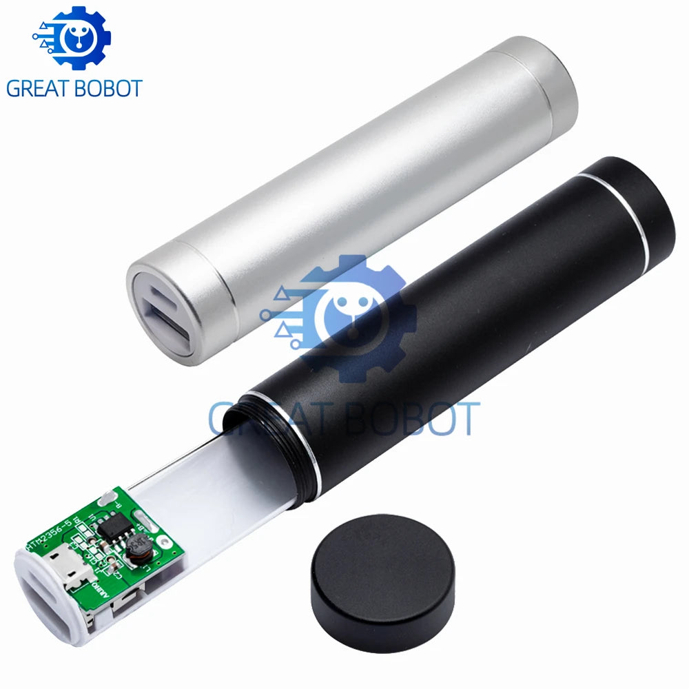 Metal Power Bank DIY Kit – 18650 Battery & USB Charger DIY Power Bank Kit Axl