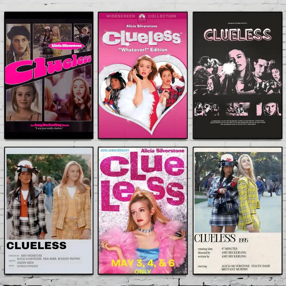 Clueless Movie Poster – HD Self-Adhesive Wall Art Sticker Movie Art Poster Axl