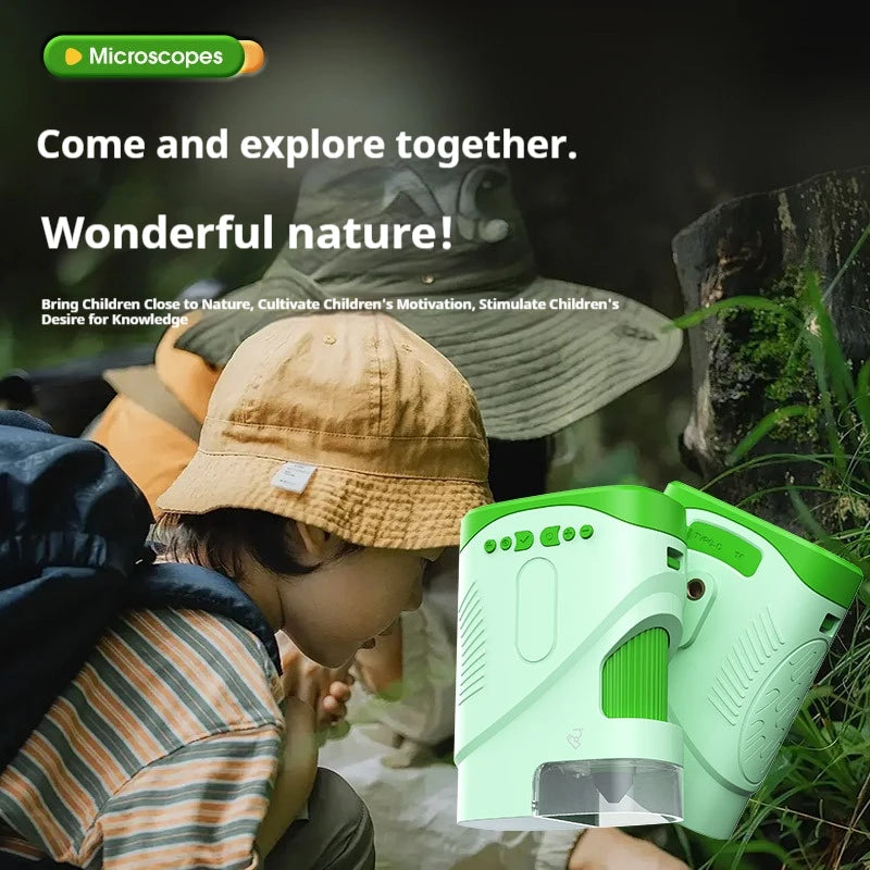 1000X Kids Digital Microscope Camera – STEM Educational Toy Kids Digital Microscope Axl