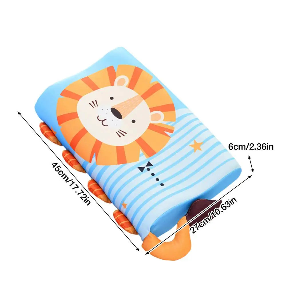Kids Toddler Crib Pillow – Soft Ergonomic Sleep Cushion Toddler Crib Pillow Axl lion