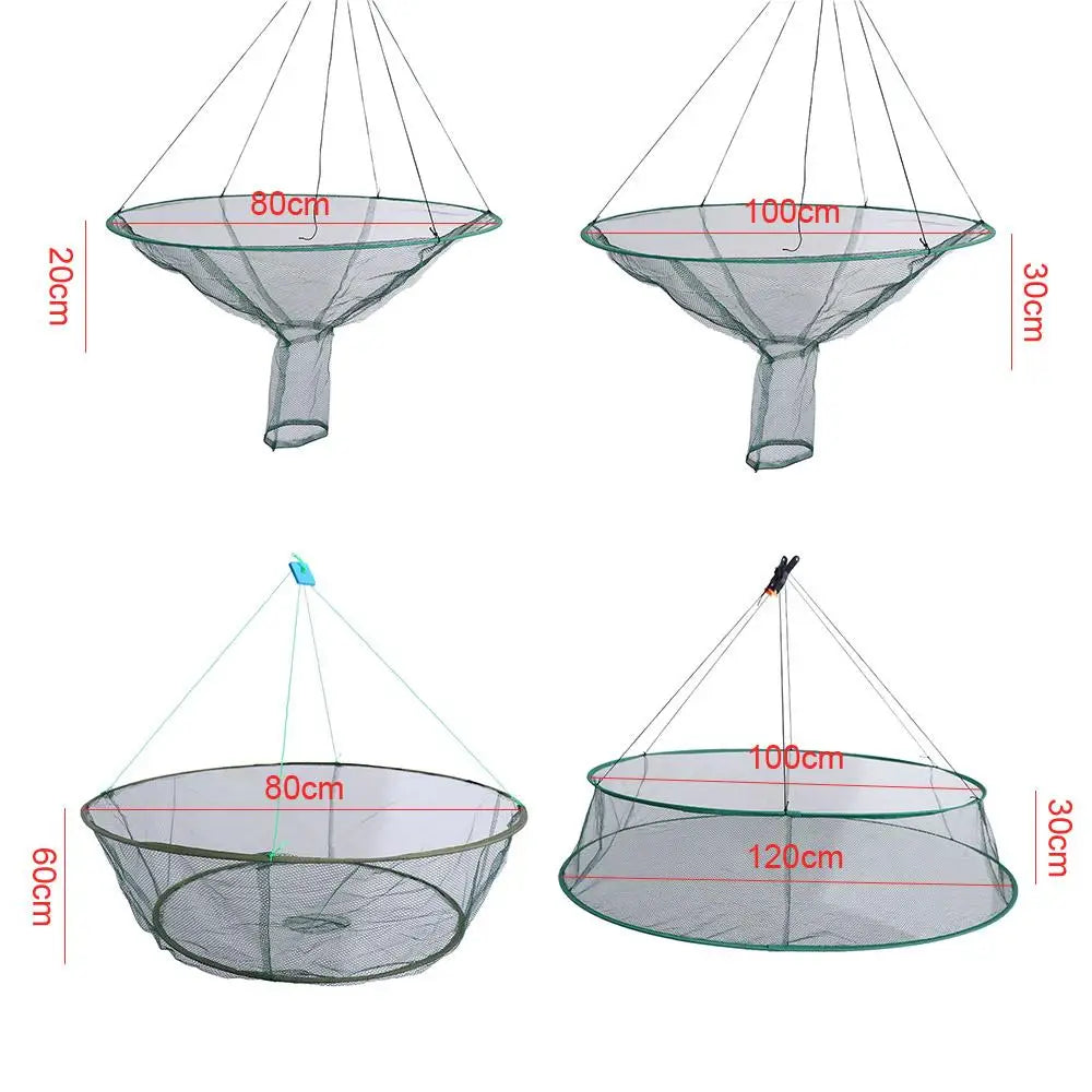 Retractable Drop Net – Crayfish, Shrimp & Crab Fishing Trap Drop Fishing Net Axl