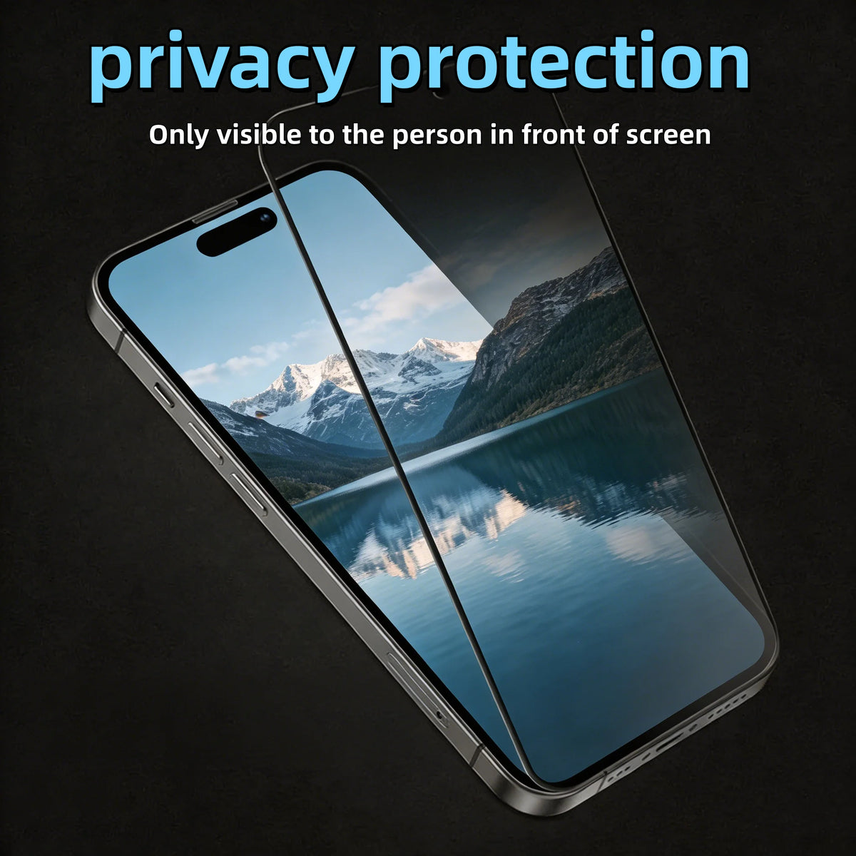 3-Pack Privacy Screen Protector iPhone 12/12 Pro – 9H Glass Privacy Screen Protector Axl