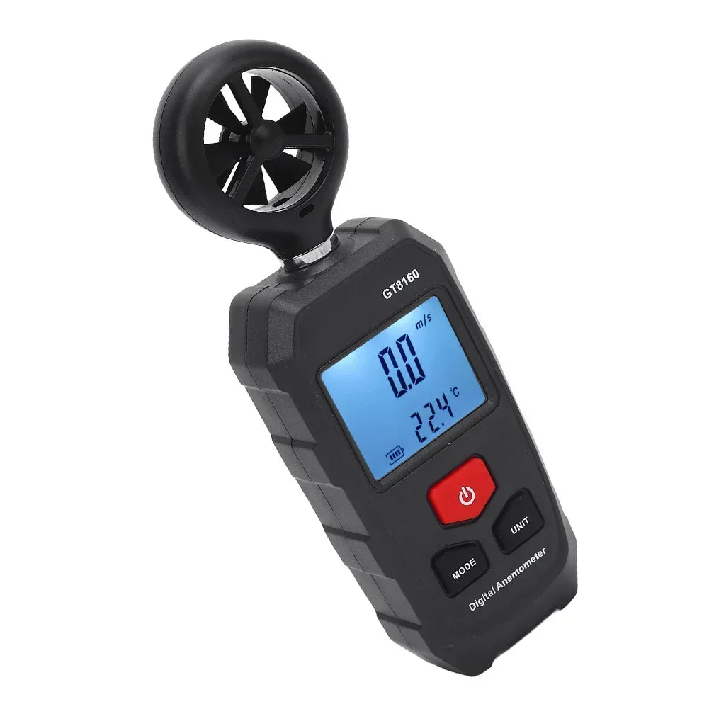 GT8160 Digital Handheld Anemometer – Wind, Temp & Humidity Digital Anemometer Axl