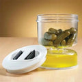 Hourglass Kimchi Jar – Dry Wet Separation Pickle Container Fermentation Storage Jar Axl 1pcs