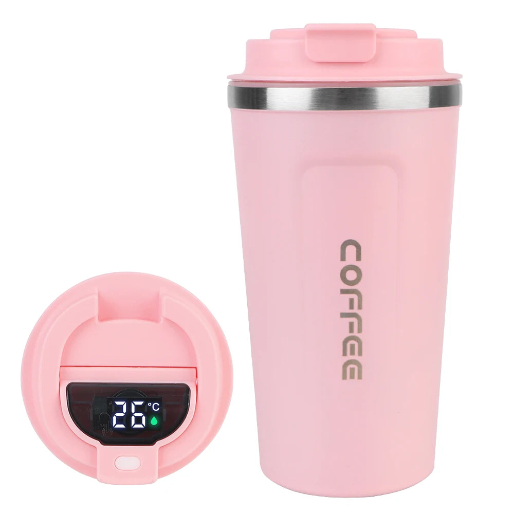 Double-Wall Stainless Steel Travel Thermos Mug 380/510ml Travel Thermos Mug Axl 510ml Pink Digit 401-500ml