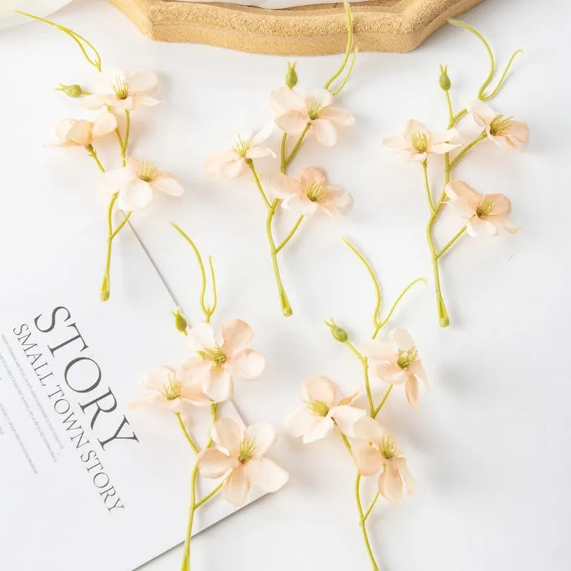 10 Pc Silk Daisy Artificial Flowers – Wedding & Home Decor Artificial Flowers Axl Champagne