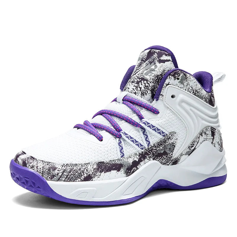 YBQJOO Breathable Basketball Sneakers | Unisex Athletic Shoes Athletic Sneakers Axl