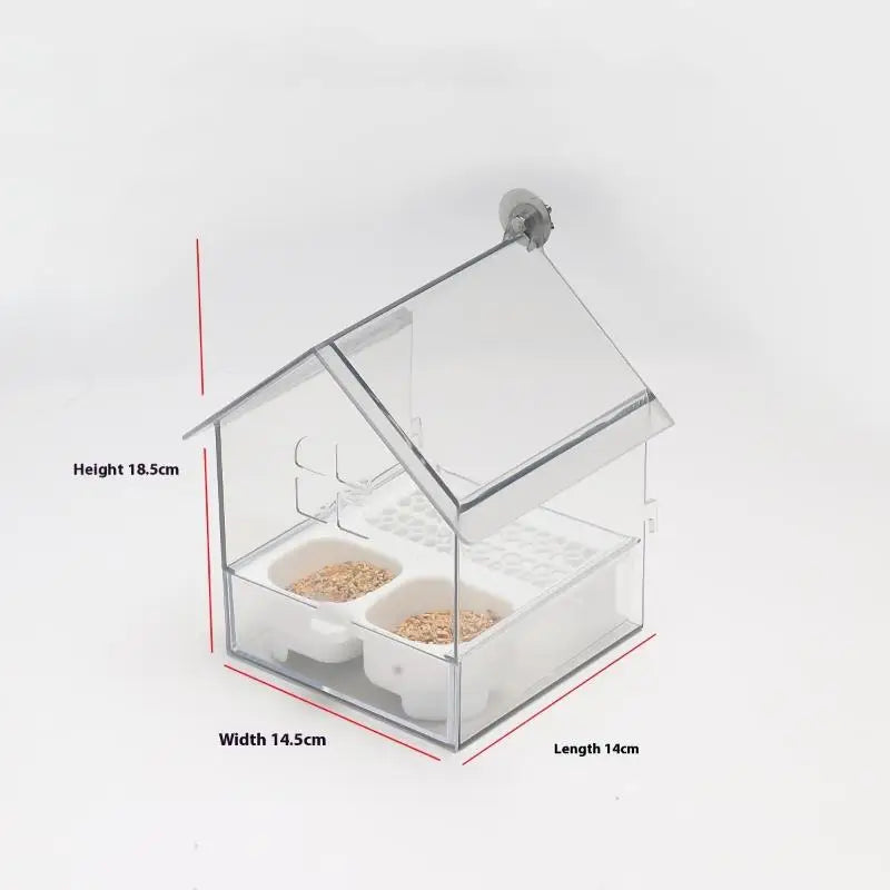 Hanging Parrot Feeder & Bird Bath Bowl | Cage Accessory Bird Feeder Bowl Axl A1