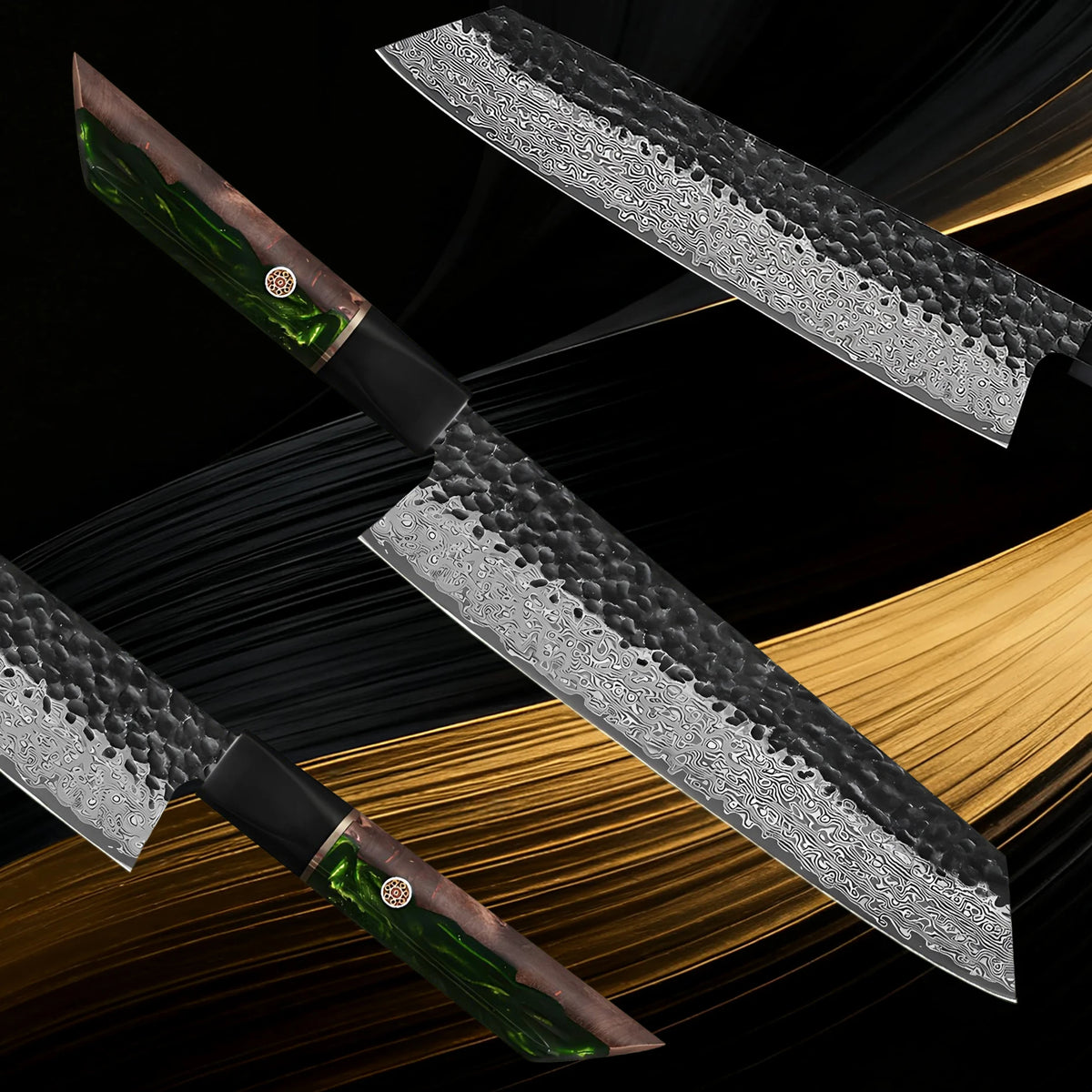 67-Layer Damascus Steel Kiritsuke Chef Knife – Handmade Damascus Chef Knife Axl