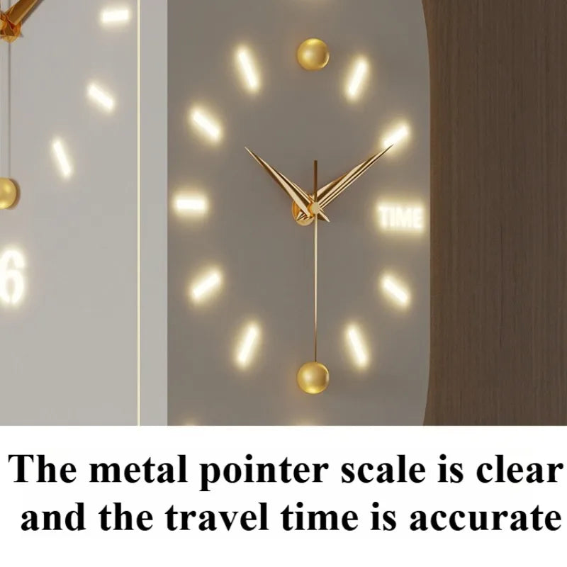 Nordic Corner Wall Clock – Silent Double-Face Acrylic Design Wall Clock Axl