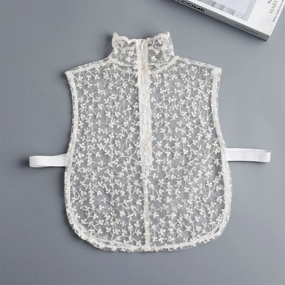 Women's Detachable Ruffle Collar – Removable Cotton Fake Collar Detachable Collar Axl