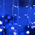 5M LED Icicle Curtain String Lights – 96 LEDs, 8 Modes EU Plug LED String Lights Axl Blue