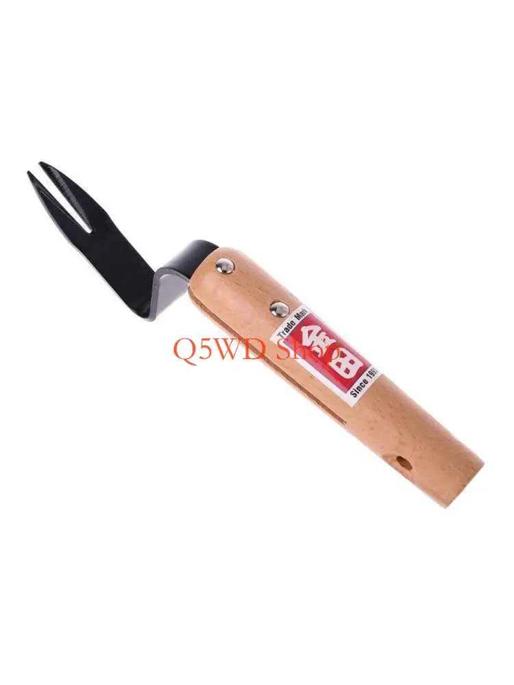 Forked Hand Weeder Puller – Carbon Steel Garden Weed Tool Hand Weeder Tool Axl Black CN