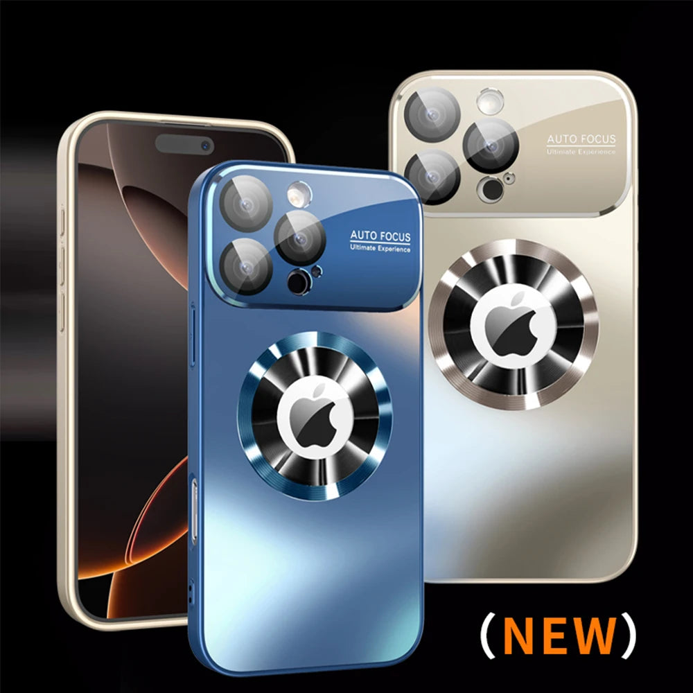 Titanium Matte MagSafe iPhone Case | AG Glass Lens Cover MagSafe iPhone Case Axl