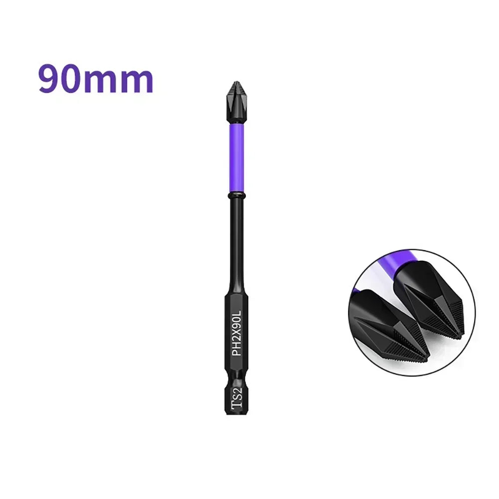 PH2 Magnetic Screwdriver Bit – Non-Slip Alloy Steel 25–150mm Screwdriver Bit Axl 90mm China Mainland