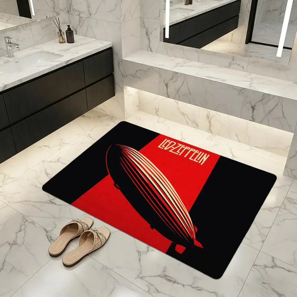 Diatomite Bath Mat – Quick Dry, Anti-Slip, Rock Band Design Diatomite Bath Mat Axl