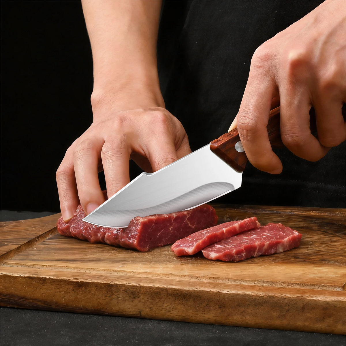 PLYS Fixed Blade Camping Knife – Stainless Steel with Sheath Fixed Blade Knife Axl