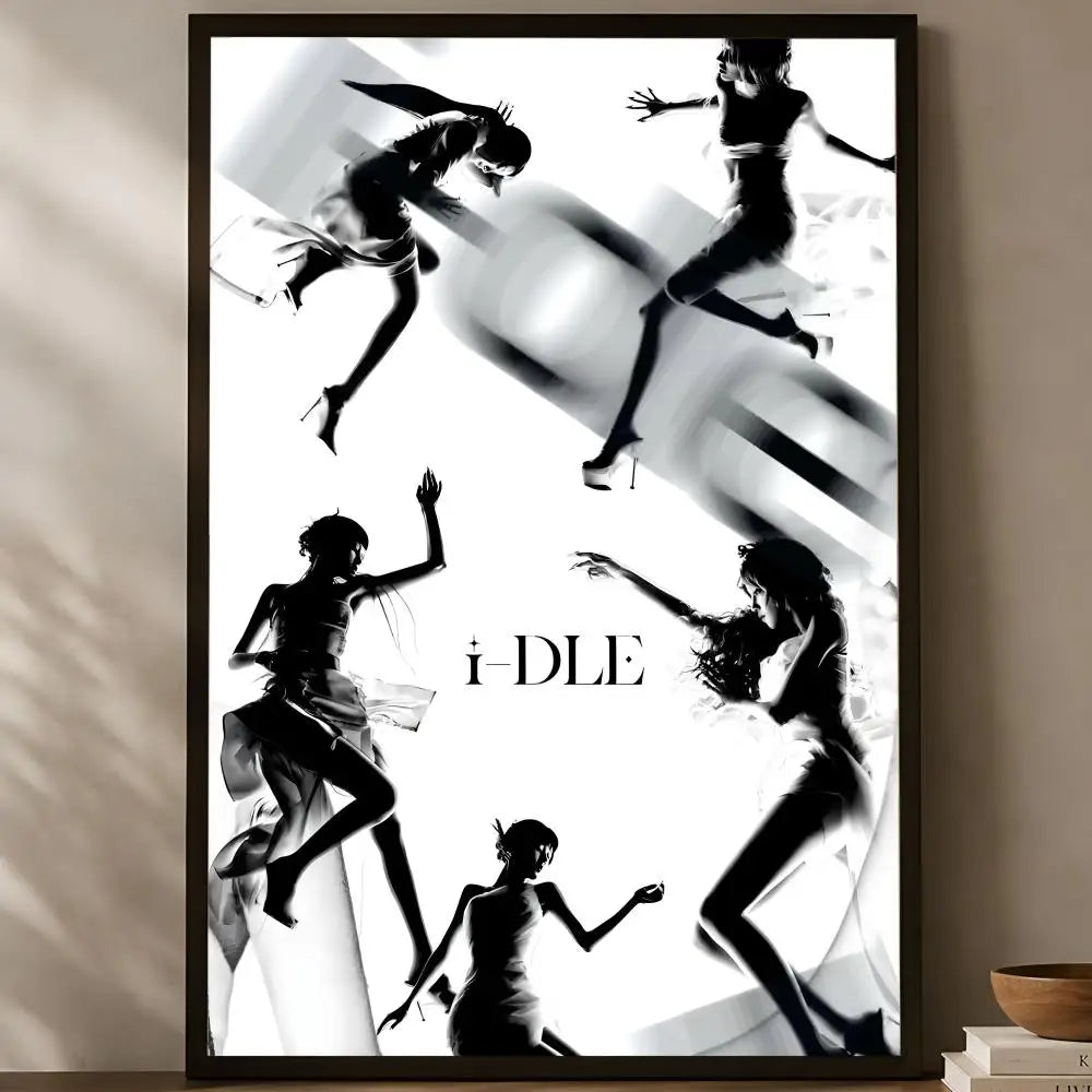 ((G)I-DLE Self-Stick HD Waterproof Wall Poster – K-Pop Decor Wall Art Poster Axl