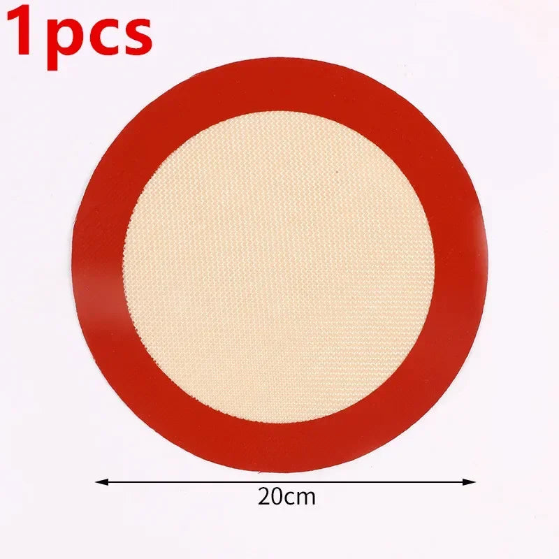 Round Silicone Baking Mat – Non-Stick, Oven & Air Fryer Safe Silicone Baking Mat Axl M-1pcs