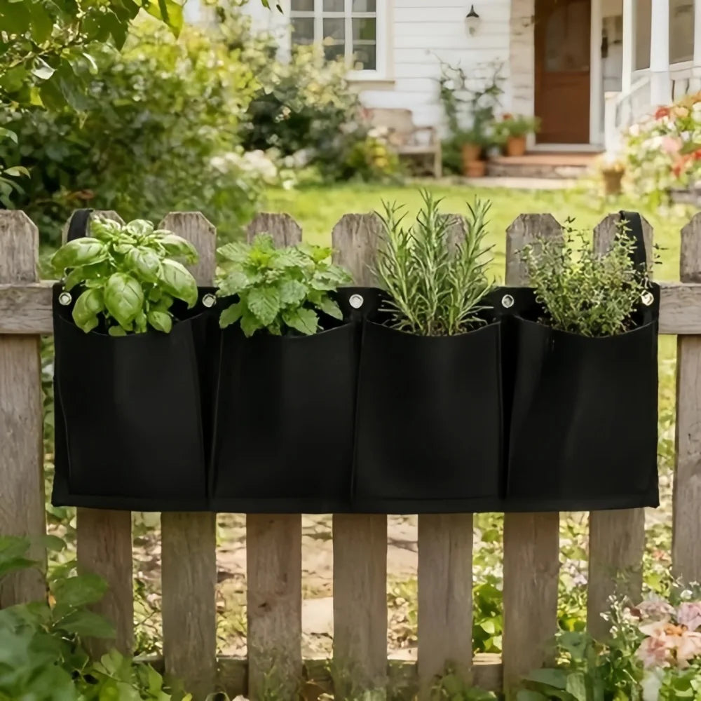 Foldable Felt Wall Planter Bag | Vertical Garden Grow Bag Wall Planter Bag Axl