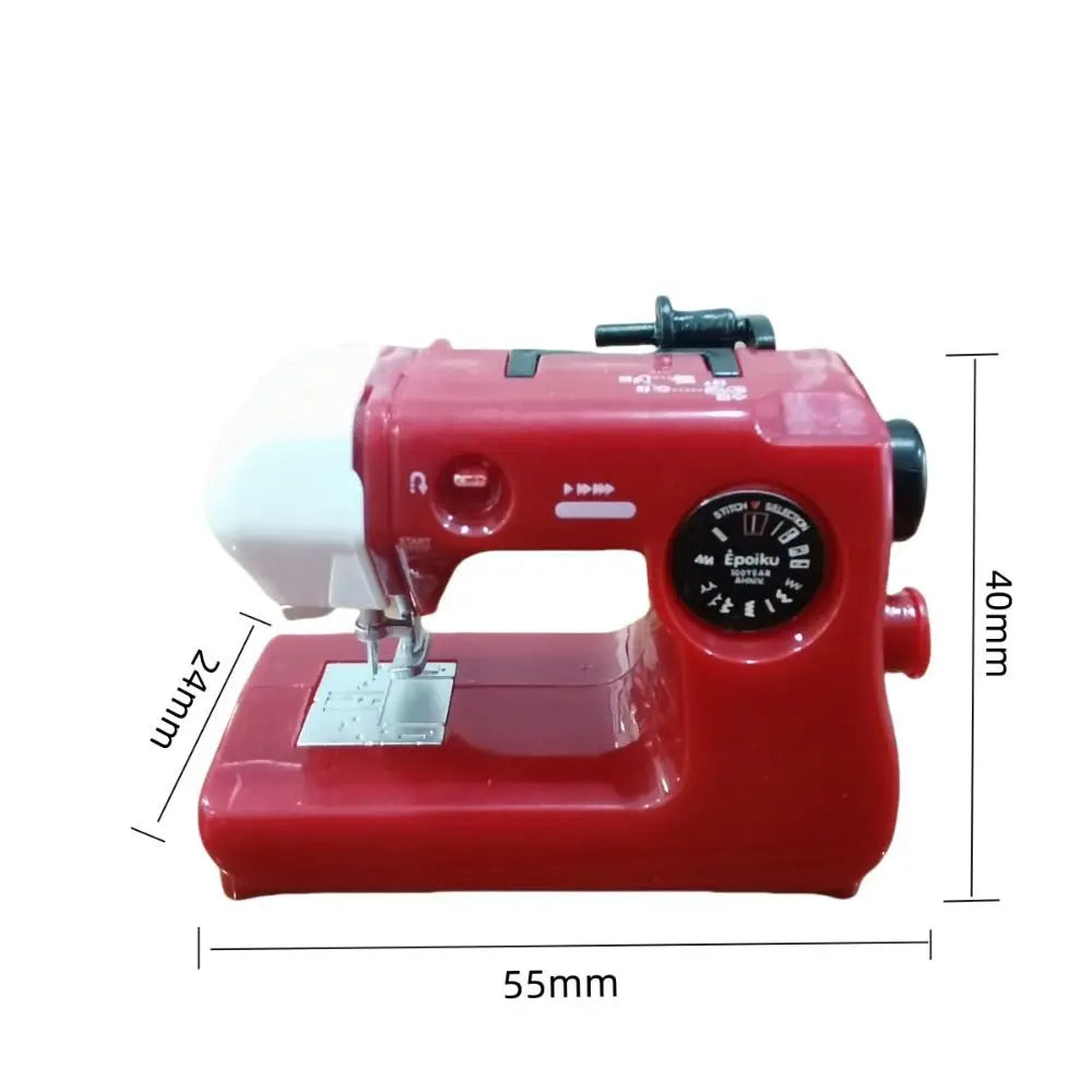 Mini Portable Toy Sewing Machine – Pink, Blue & Red | Ages 14+ Toy Sewing Machine Axl