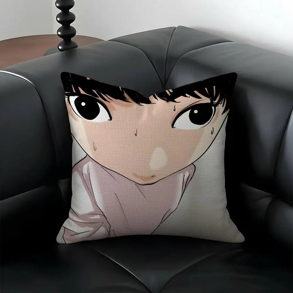 Lookism Webtoon Linen Cushion Cover | Sofa & Bedroom Decor Decorative Cushion Cover Axl