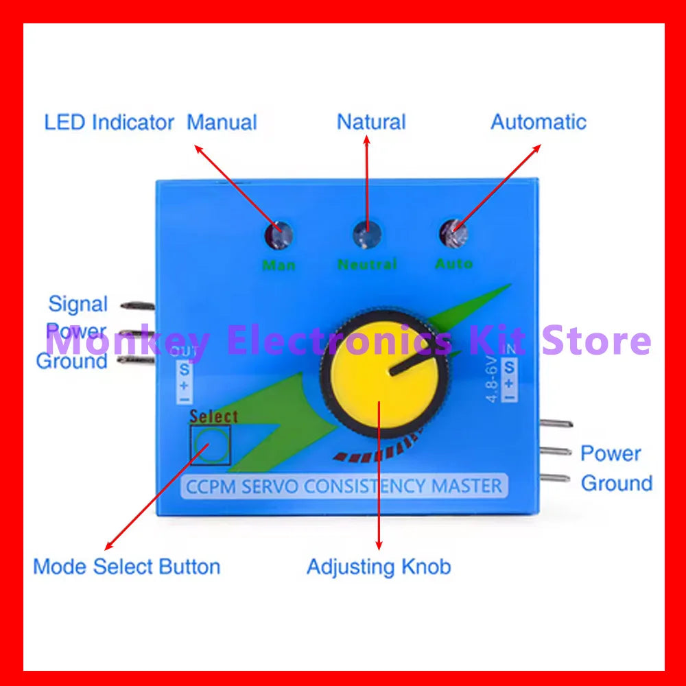 3CH RC Servo Tester & ESC Speed Controller – CCPM Checker RC Servo Tester Axl