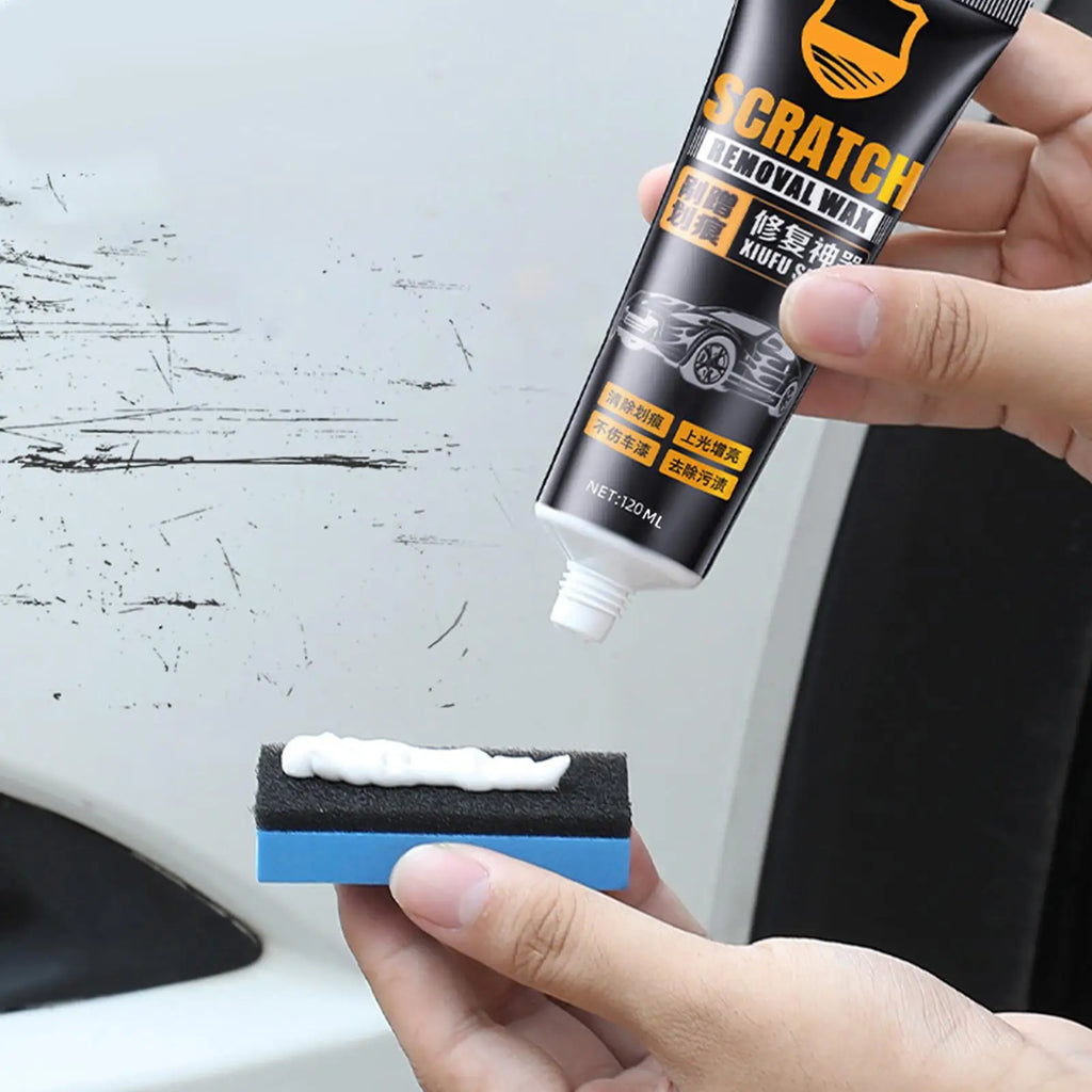 Car Scratch Repair Wax 128ml – Paint Restorer with Sponge Car Scratch Repair Wax Axl
