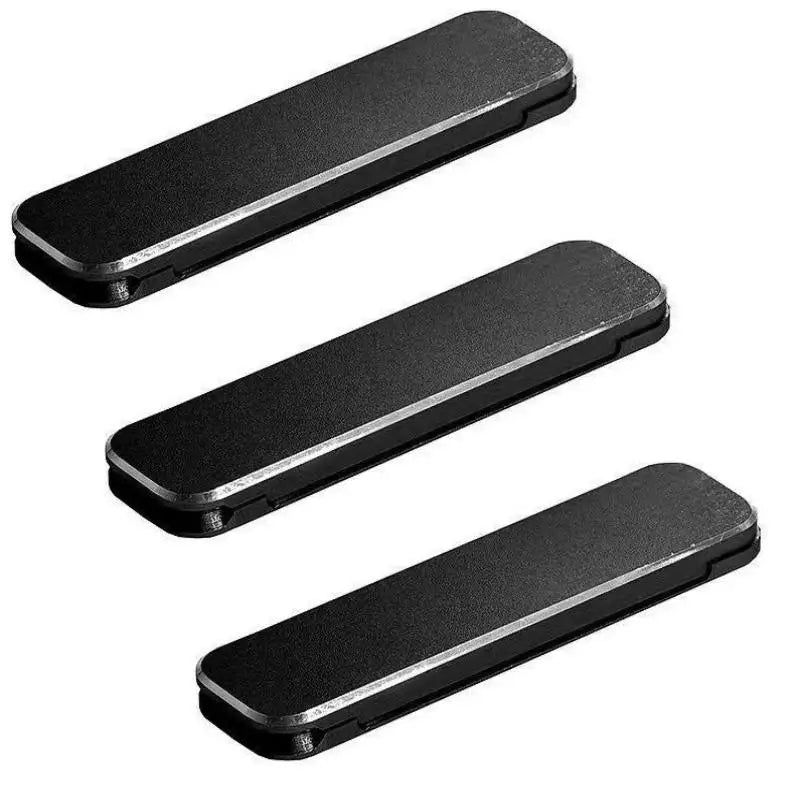 Mini Foldable Phone Stand – Aluminum Alloy Adjustable Desk Mount Phone Stand Axl 3PCS Black