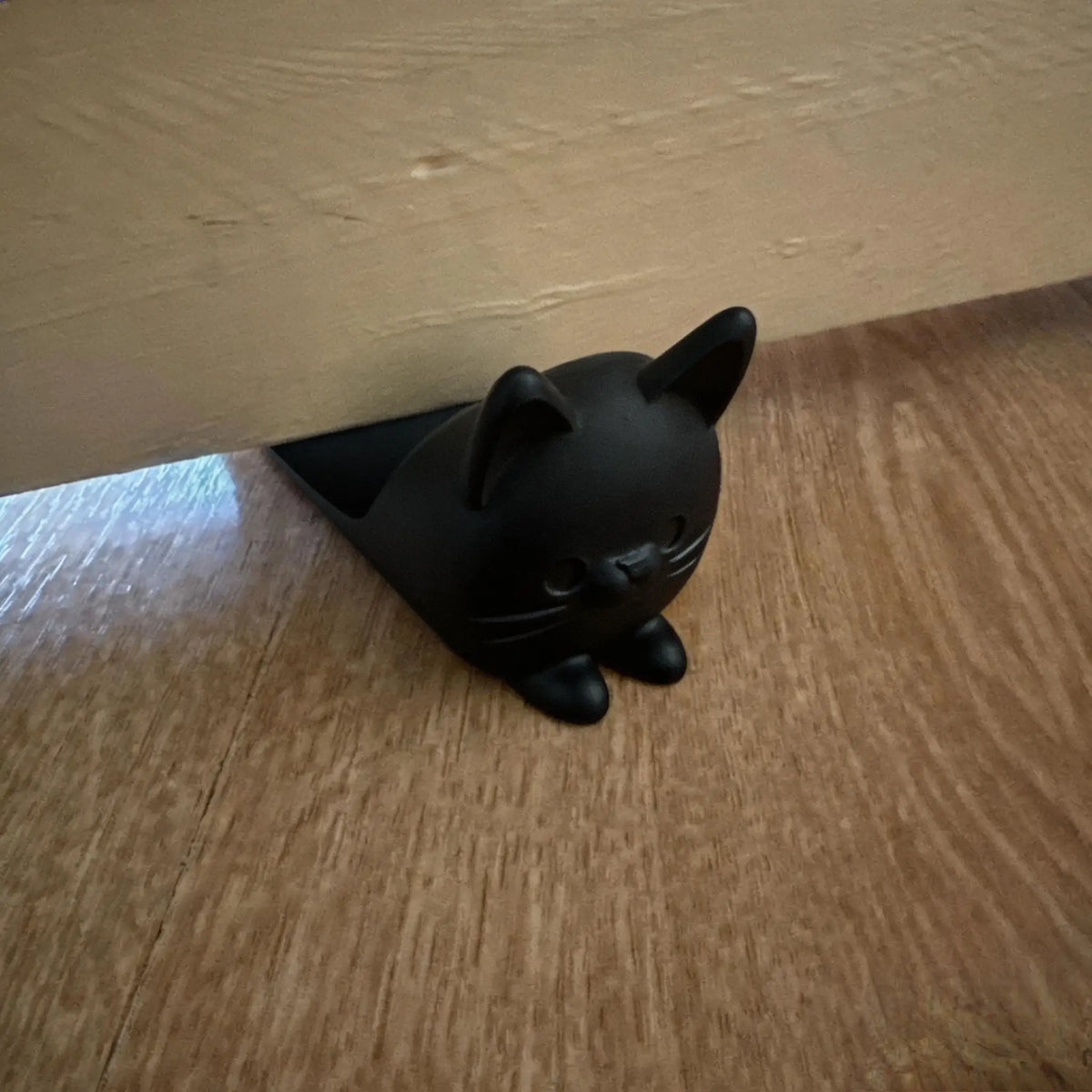 Cute Kawaii Door Stopper – Non-Slip Heavy Duty Floor Wedge Door Stopper Wedge Axl 1PC Black Stopper