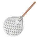 12/14 Inch Perforated Pizza Turning Peel | Anodized Aluminum Pizza Peel Axl 14inch