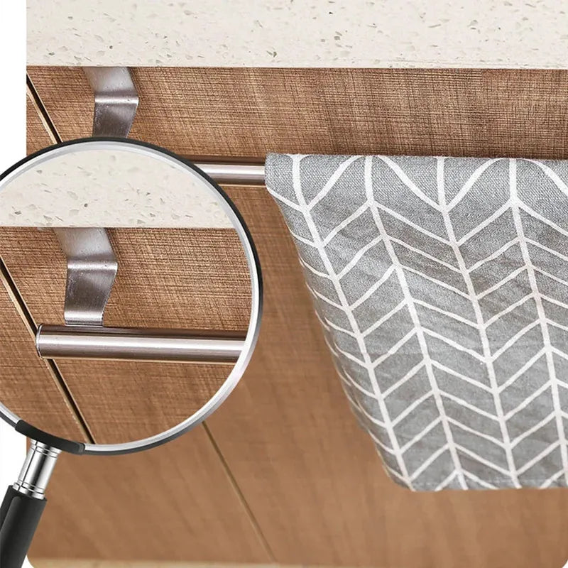 Over Door Towel Rack – Stainless Steel Hanging Bar Holder Over Door Towel Rack Axl