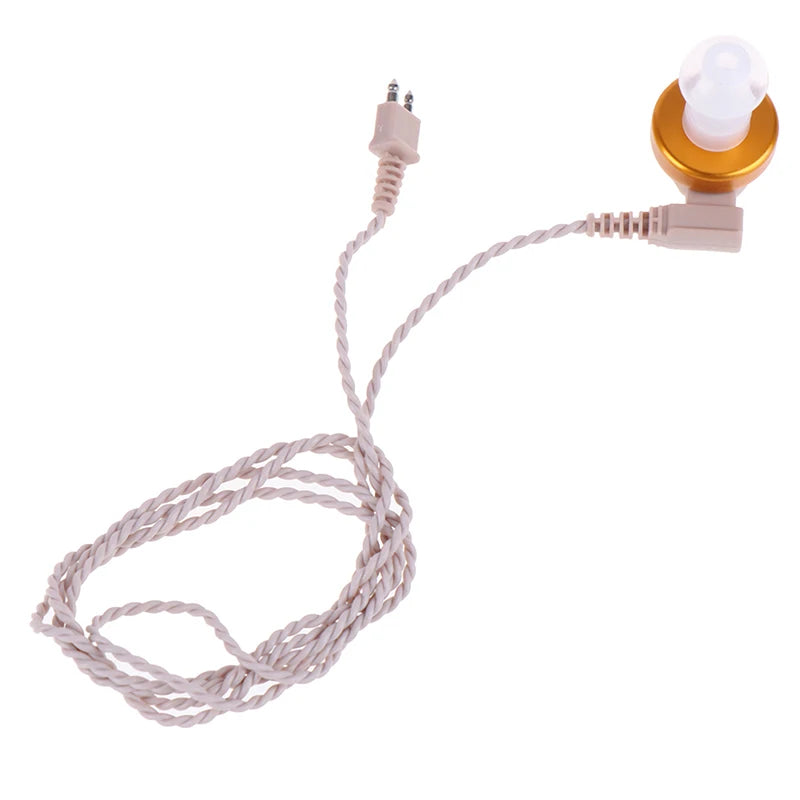 BTE Hearing Aid Receiver & Unilateral Cord Wire 2-Pin Speaker Hearing Aid Accessory Axl
