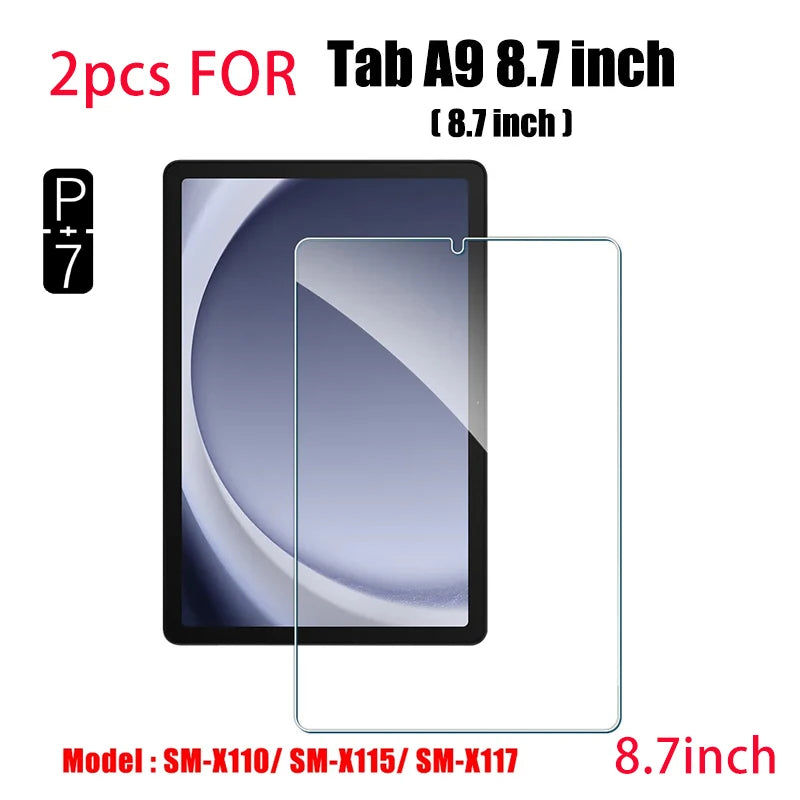 Samsung Galaxy Tab A9 Plus A11 Plus Tempered Glass – 2-Pack Tablet Screen Protector Axl FOR A9 8.7inch