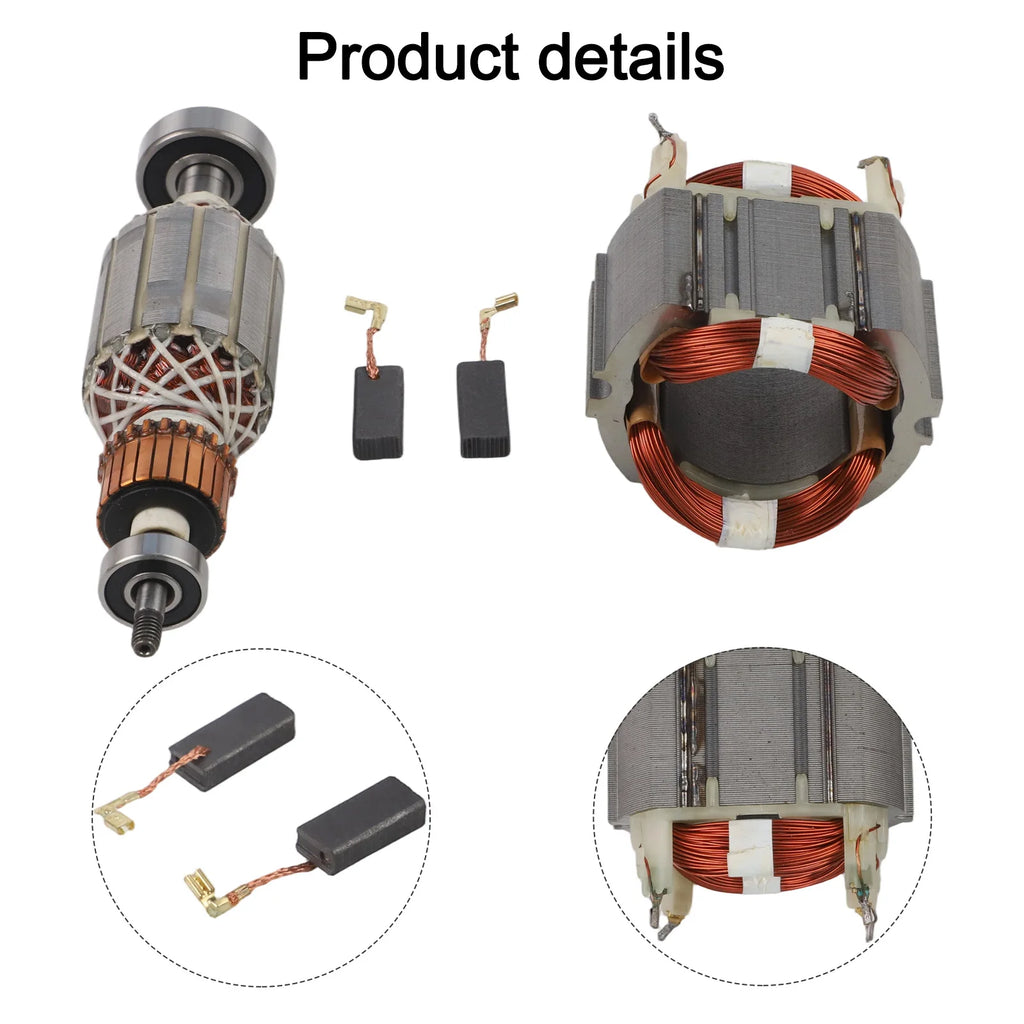 Rotor Stator & Carbon Brush Kit for Makita HR4001C HR4003C Power Tool Repair Kit Axl China Mainland
