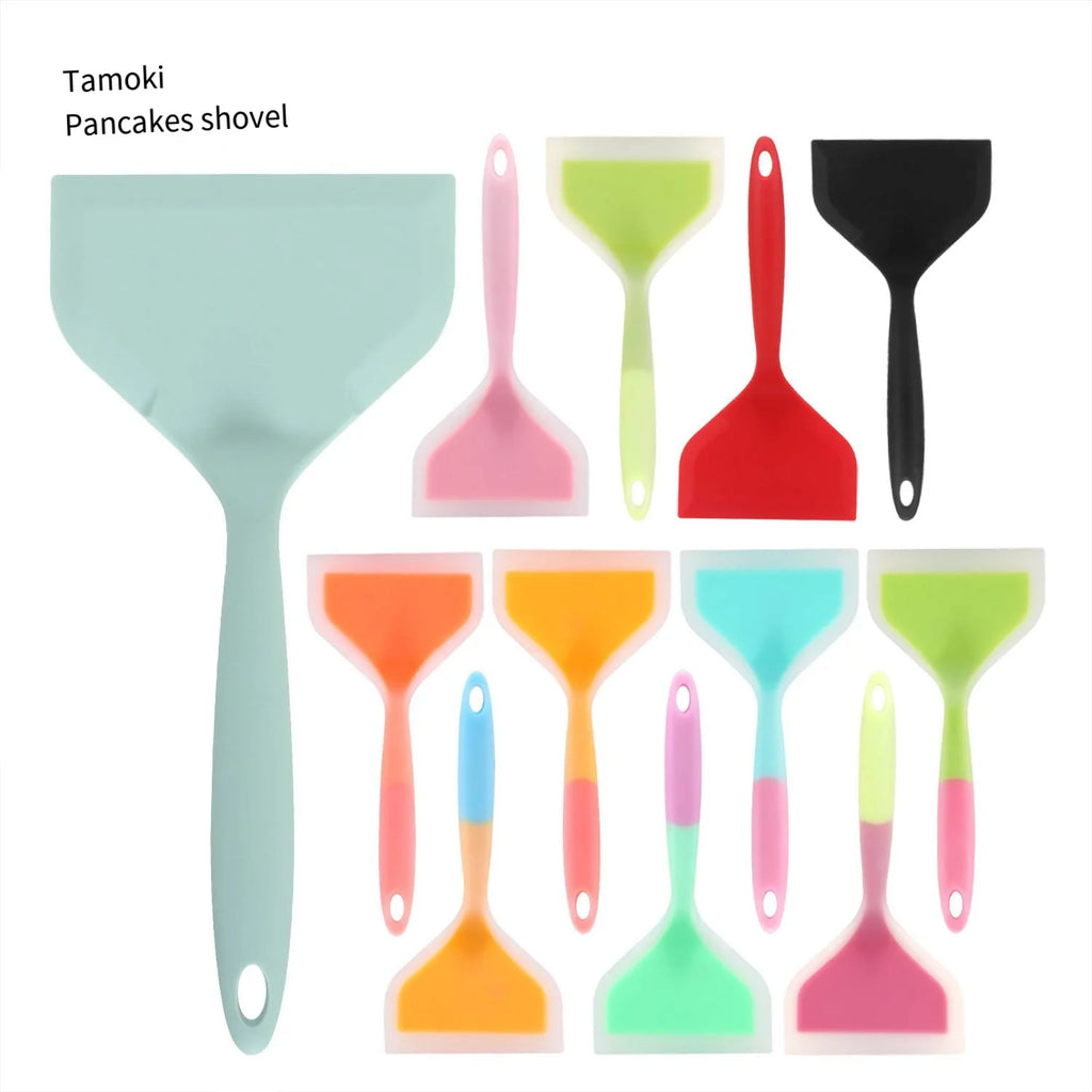 Wide Silicone Non-Stick Spatula – Kitchen Scraper Cooking Tool Silicone Spatula Axl