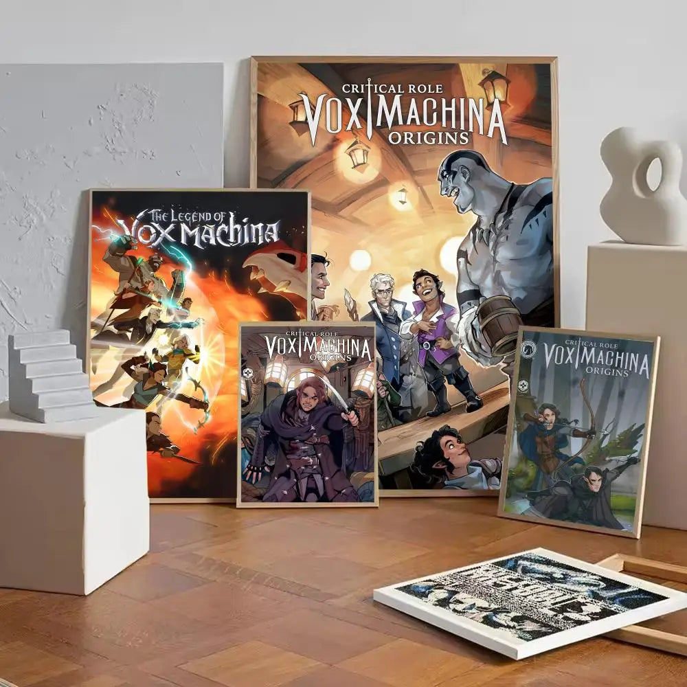 Legend of Vox Machina HD Poster Sticker – Self-Adhesive Wall Art Wall Art Poster Axl