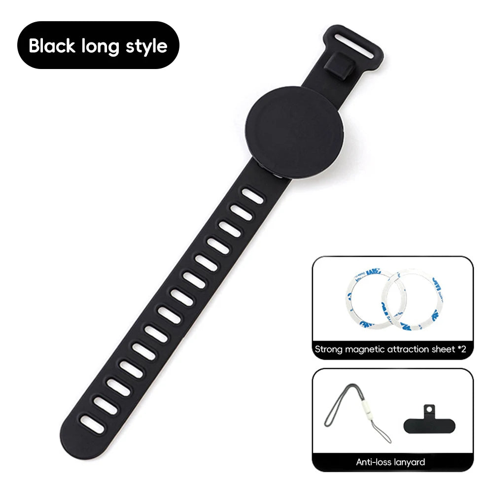 MagSafe Magnetic Wristband Phone Holder | Sports iPhone Mount Phone Wristband Holder Axl black