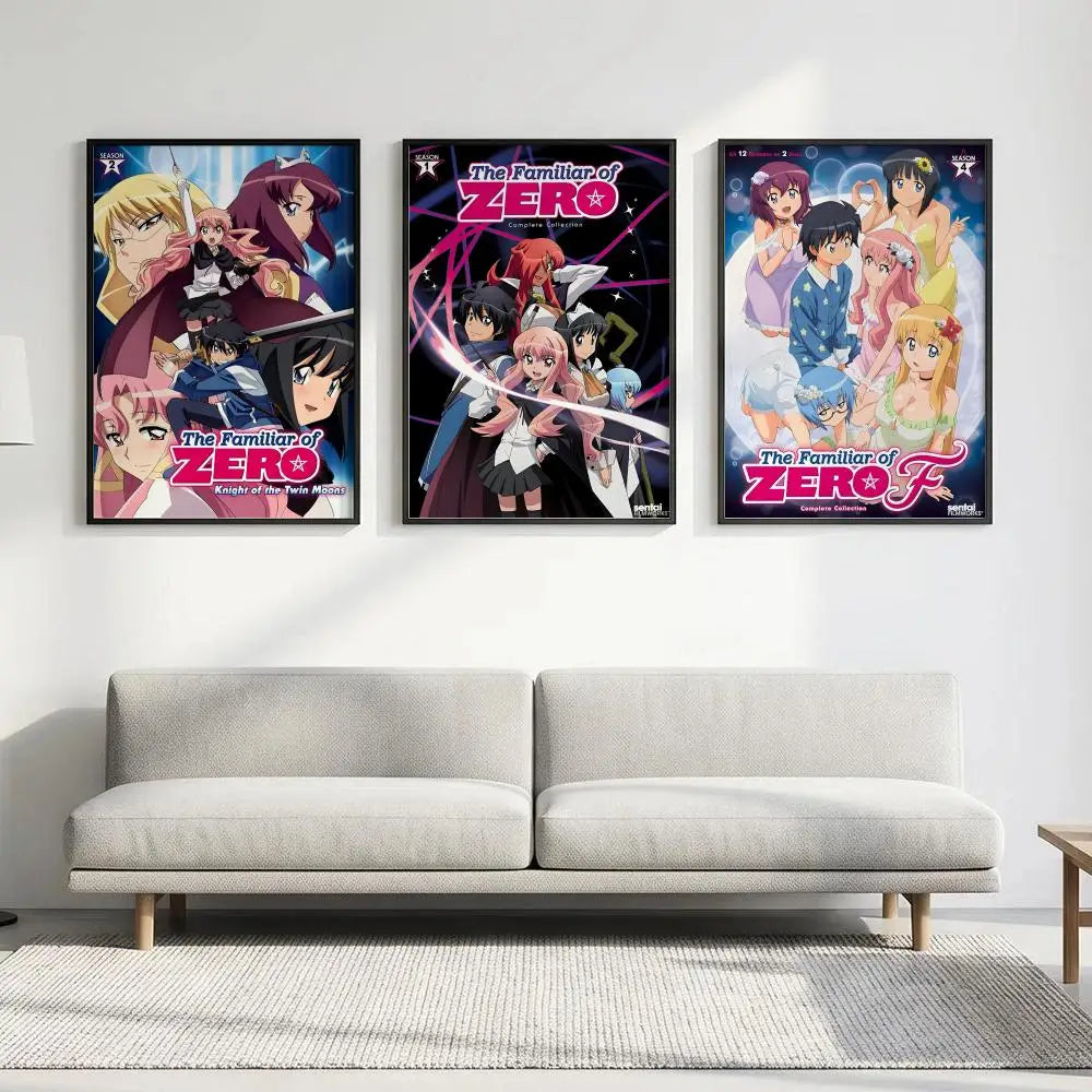The Familiar of Zero HD Poster – Anime Wall Art Decor Anime Wall Poster Axl
