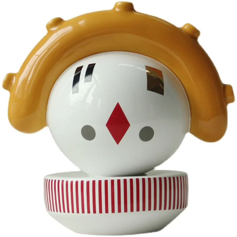 Modern Ceramic Kawaii Figurine – Luxury Desk & Home Décor Doll Ceramic Figurine Axl