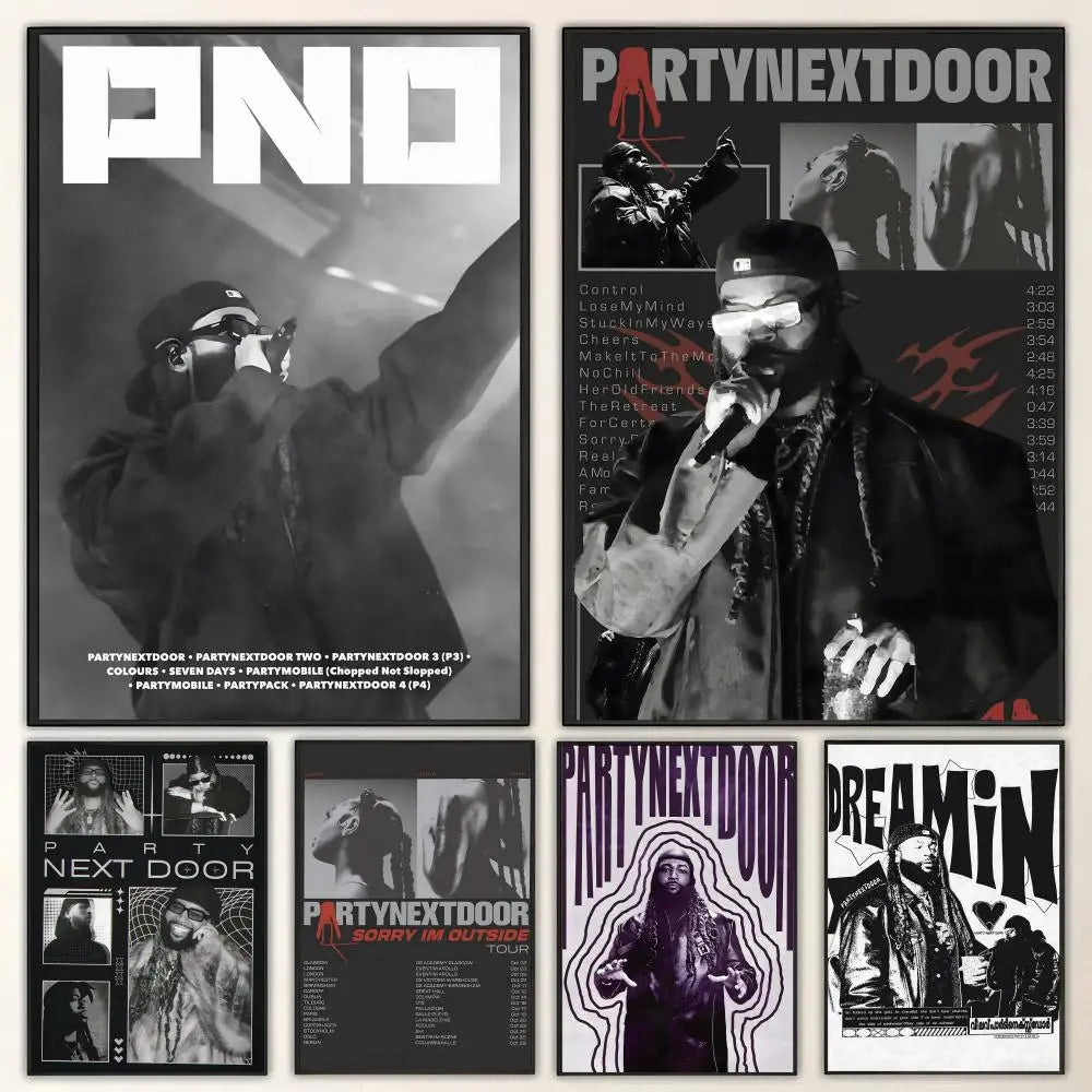 PARTYNEXTDOOR HD Poster – Waterproof Aesthetic Wall Art Wall Art Poster Axl